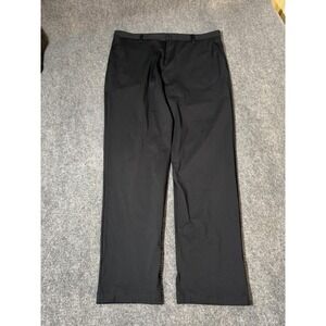 Rhone Pants Mens 38x32 Black Chino Straight Leg Casual Business Office Travel